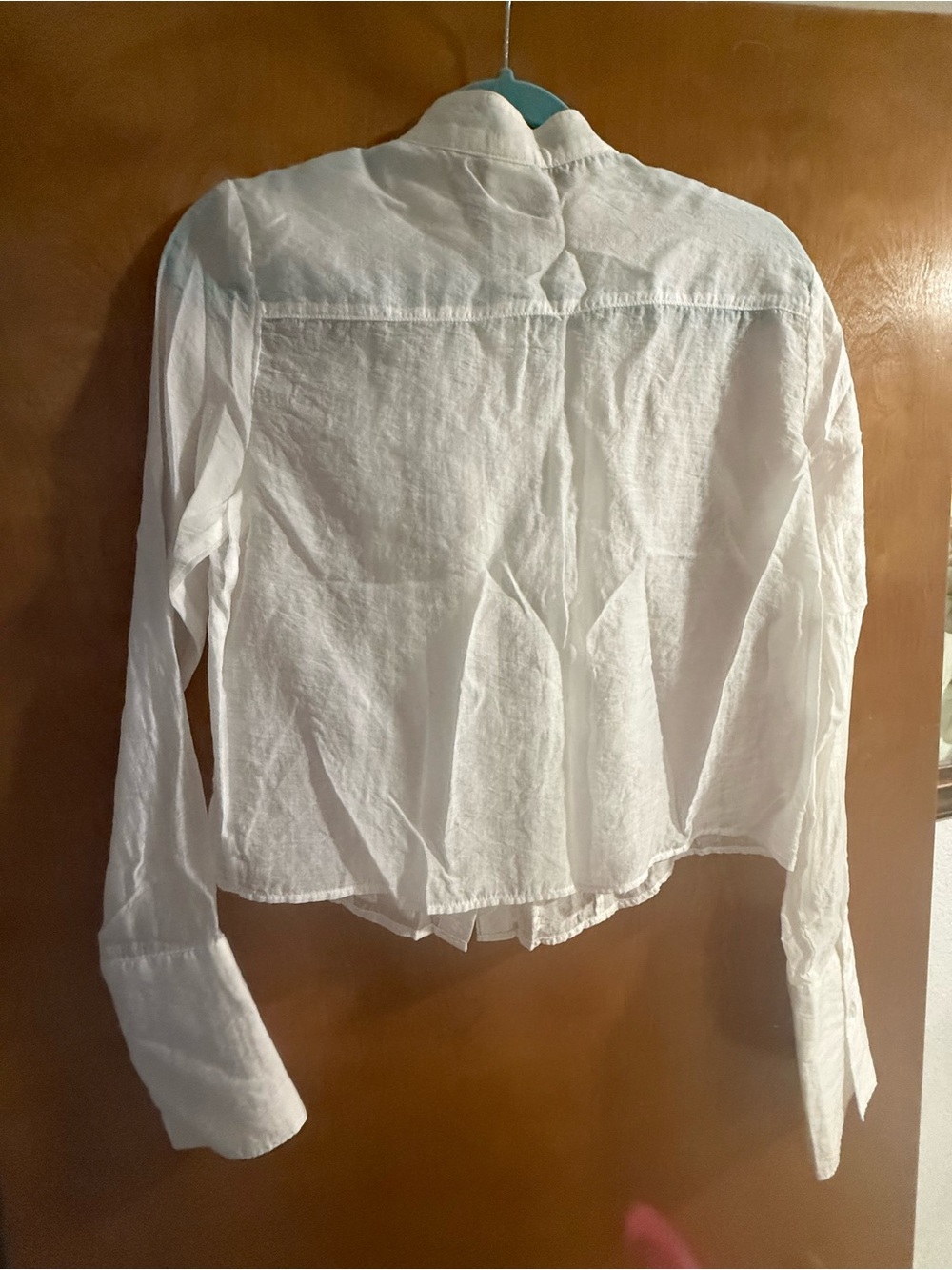 CAbi White Ruffle Front Blouse NWOT - Picture 2 of 4
